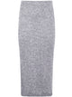 D.exterior Soft Sequins Straight Skirt