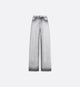 Dior Grey Cotton Denim Pants