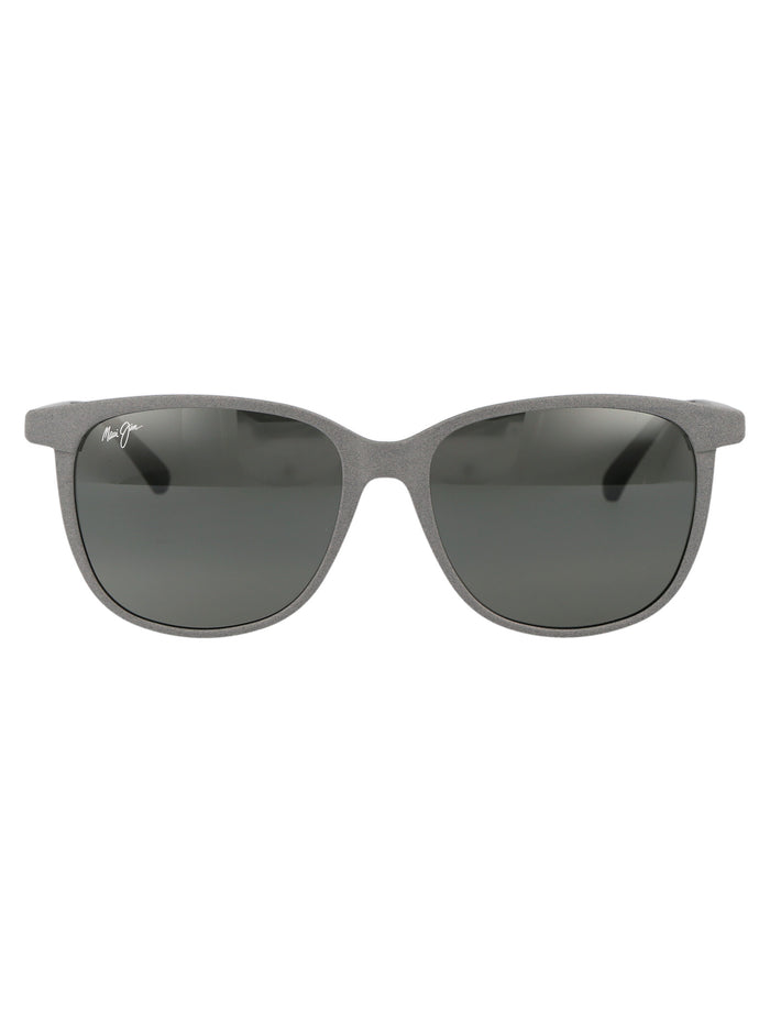 Maui Jim Grey Opio Shiny Blue Titanium Sunglasses