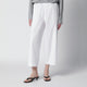 Róhe White Cropped Cotton Trousers