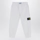 Stone Island White Cotton Jogging Pants