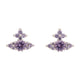 Vivienne Westwood Feodorita Earrings - - Metal - Purple