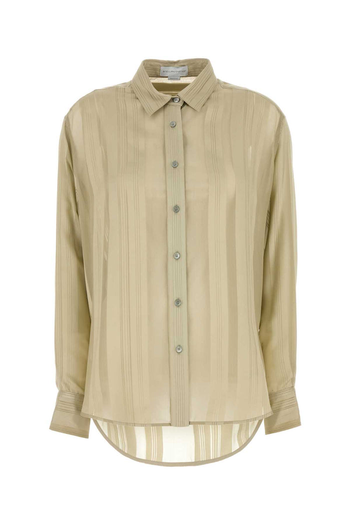 Stella Mccartney Khaki Silk Shirt