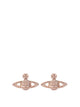 Vivienne Westwood Pink Gold Mini Bas Relief Earrings