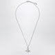 Vivienne Westwood Orb Pendant Necklace In Platinum With Crystals