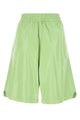 Bottega Veneta Pastel Green Leather Shorts