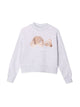 Palm Angels Felpa Con Stampa Bear