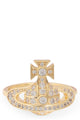 Vivienne Westwood Little Orb Ring With Crystals