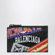Balenciaga Large Black Leather Cash Coin Purse