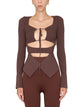 Andreadamo Ribbed Tops