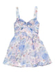 Zimmermann Rebellion Draped Mini Dress