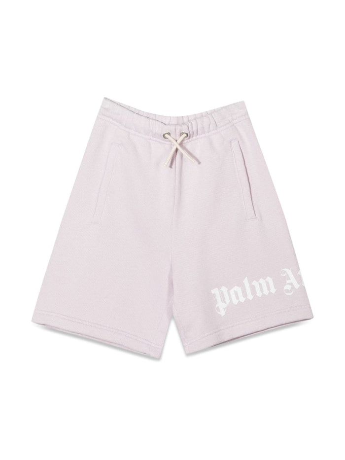 Palm Angels Fleece Girl Short Logo