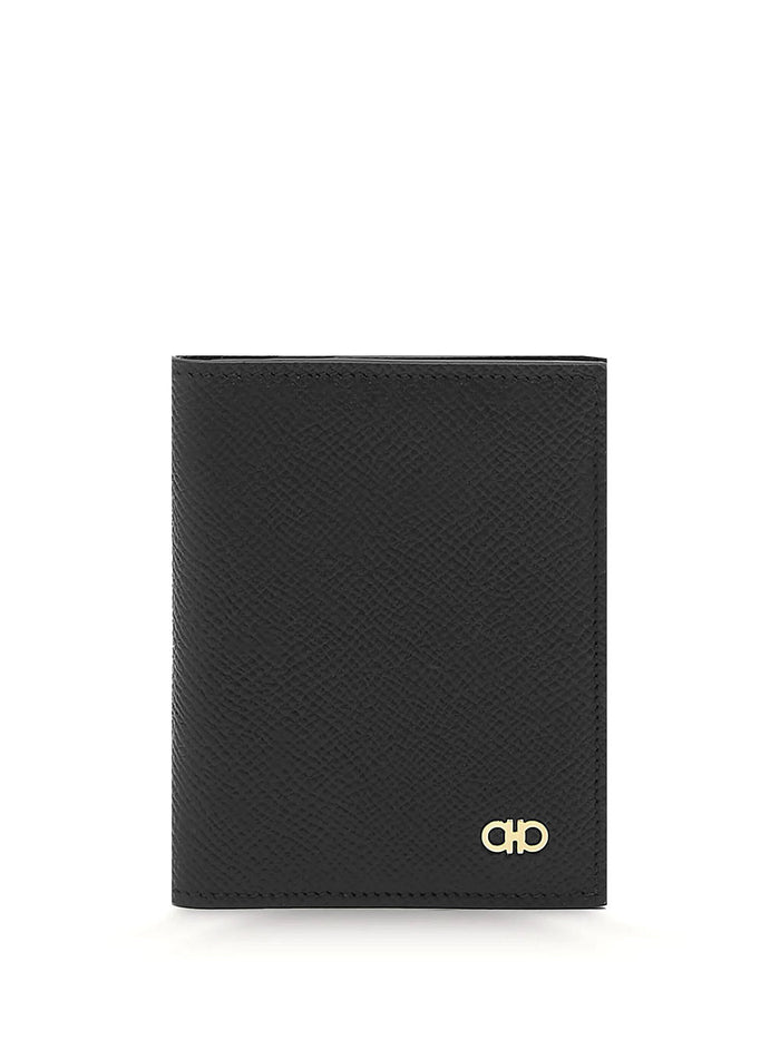 Ferragamo Micro Gancio Bi-Fold Card Holder