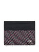 Ferragamo Micro Gancio-Print Hammered Leather Card Holder