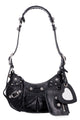 Balenciaga Black Leather Le Cagole Xs Shoulder Bag