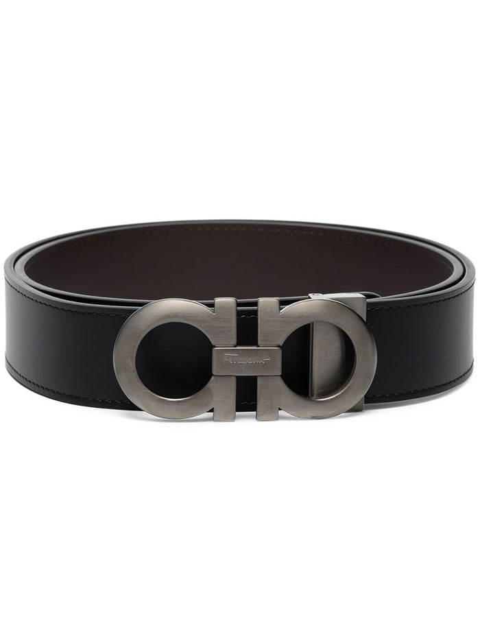 Ferragamo Gancini Leather Belt