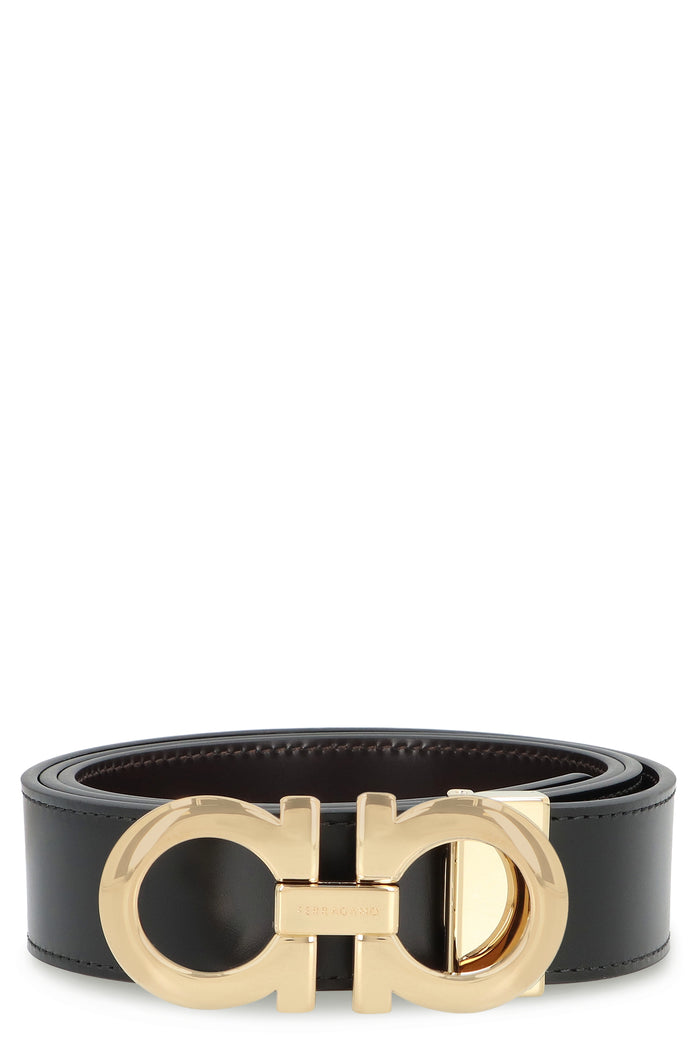 Ferragamo Gancini Reversible Leather Belt
