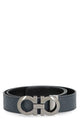 Ferragamo Logo Buckle Leather Belt