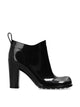 Bottega Veneta Shine Square Toe Ankle Boots