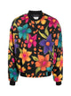 Saint Laurent Teddy Fleurs Crepe Jacket