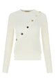 Alexander Mcqueen Ivory Stretch Viscose Sweater