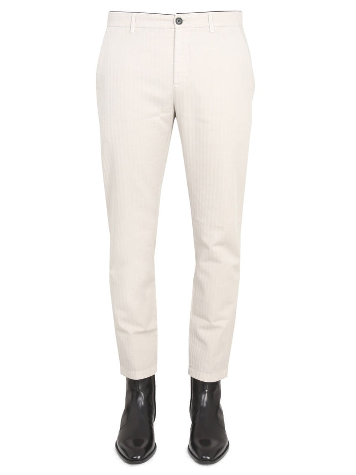 Department Five Pants With Logo Patch