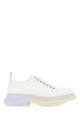 Alexander Mcqueen Chalk Canvas Tread Slick Sneakers