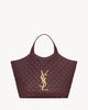 Saint Laurent Aubergine Nappa Leather Icare Shopping Bag