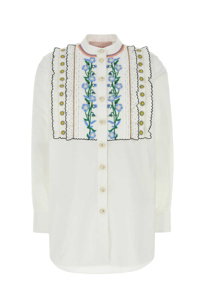 Valentino Garavani White Poplin Shirt