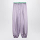 Valentino Wide Lilac Silk Pants