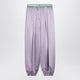 Valentino Wide Lilac Silk Pants