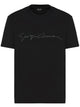 Giorgio Armani Black Viscose Elastane T-Shirts
