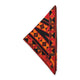 Emilio Pucci Orange Black Silk Scarf