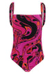 Emilio Pucci 'Orchidee' One-Piece Swimsuit