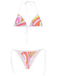 Emilio Pucci Iride Print Triangle Bikini