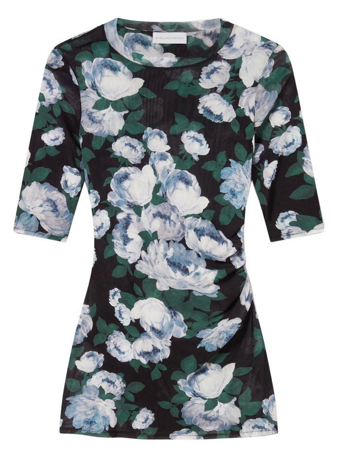Stella Mccartney Floral Mesh Top