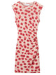 Stella Mccartney Raspberry Printed Mesh Midi Dress