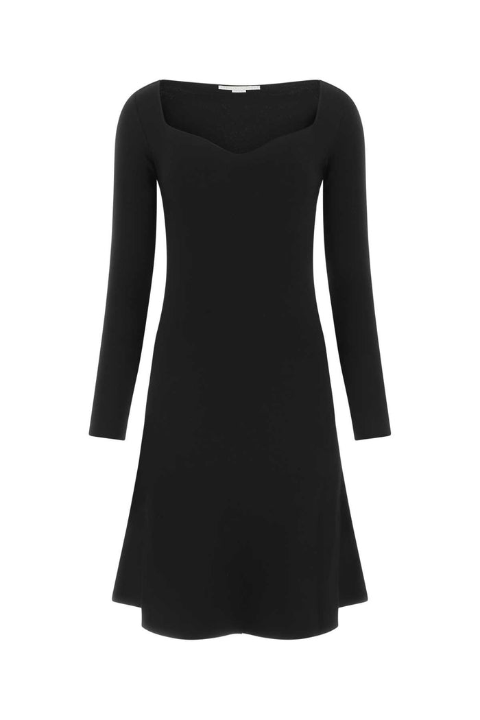 Stella Mccartney Black Viscose Blend Dress