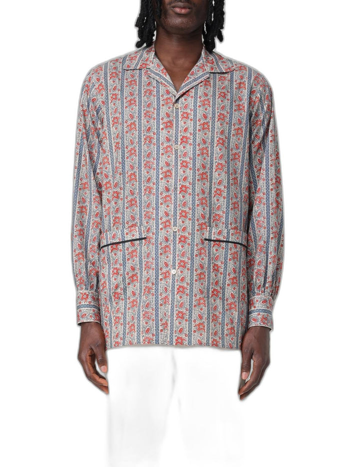 Valentino Pajama Shirt With Voyage Imaginaire Print