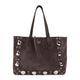 Valentino Garavani Brown Suede Nellcã´Te Shopping Bag