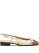 Valentino Garavani Two-Tone Leather Valet Du Roe Ballerinas