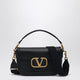 Valentino Garavani Black Leather Alltime Shoulder Bag