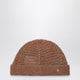 Valentino Garavani Multicolor Linen Blend Knitted Vlogo Signature Beanie Hat