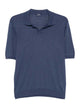 Barba Napoli Blue Silk Polo