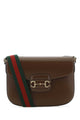 Gucci Brown Leather 1955 Horsebit Shoulder Bag