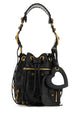 Balenciaga Black Leather Le Cagole Xs Bucket Bag