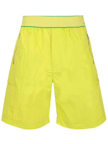 Bottega Veneta Acid Green Nylon Bermuda Shorts