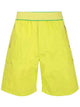 Bottega Veneta Acid Green Nylon Bermuda Shorts