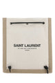 Saint Laurent Two-Tone Canvas Universitã© Crossbody Bag