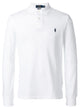 Polo Ralph Lauren White Cotton Long Sleeve Polo